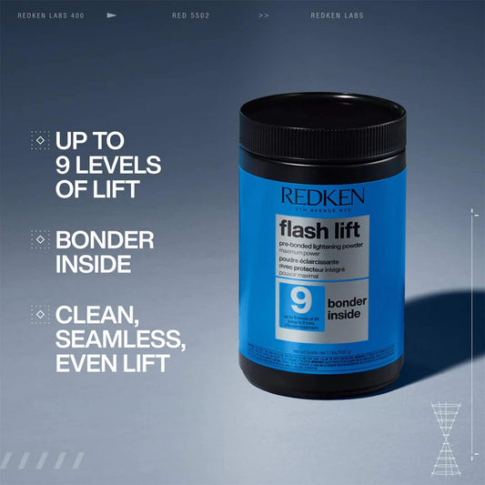 Redken Flash Lift Bonder Inside Power 9 Lightening Powder - 500ml