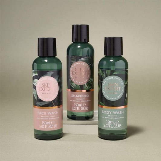 The Kind Edit Co. Skin Expert For Men Shower Gift Set - 3 x 150ml