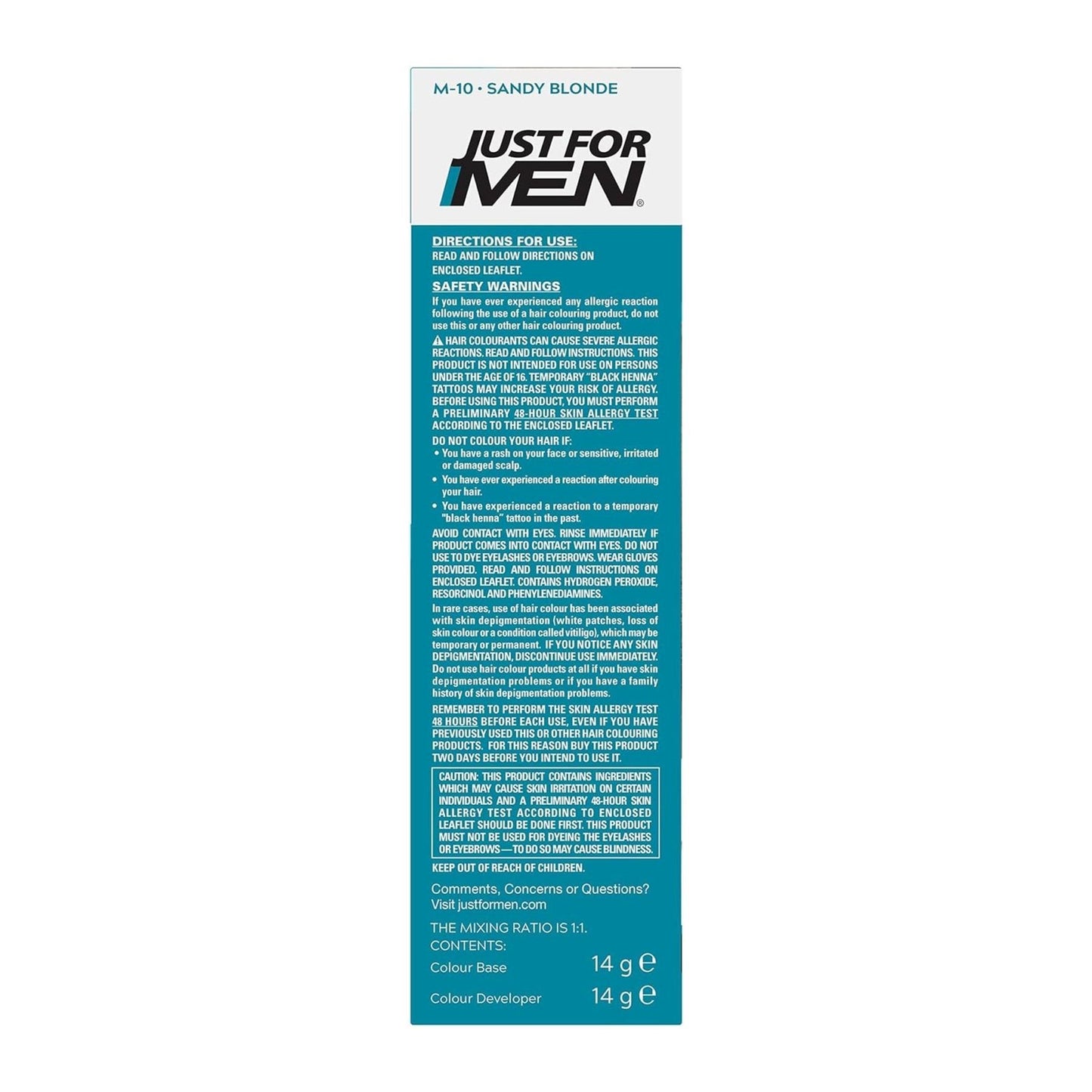 Just For Men Brush In Facial Hair Colour