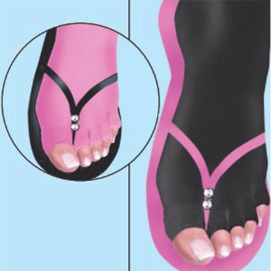 Tooth Fairy Pretty Pedi Socks - Black