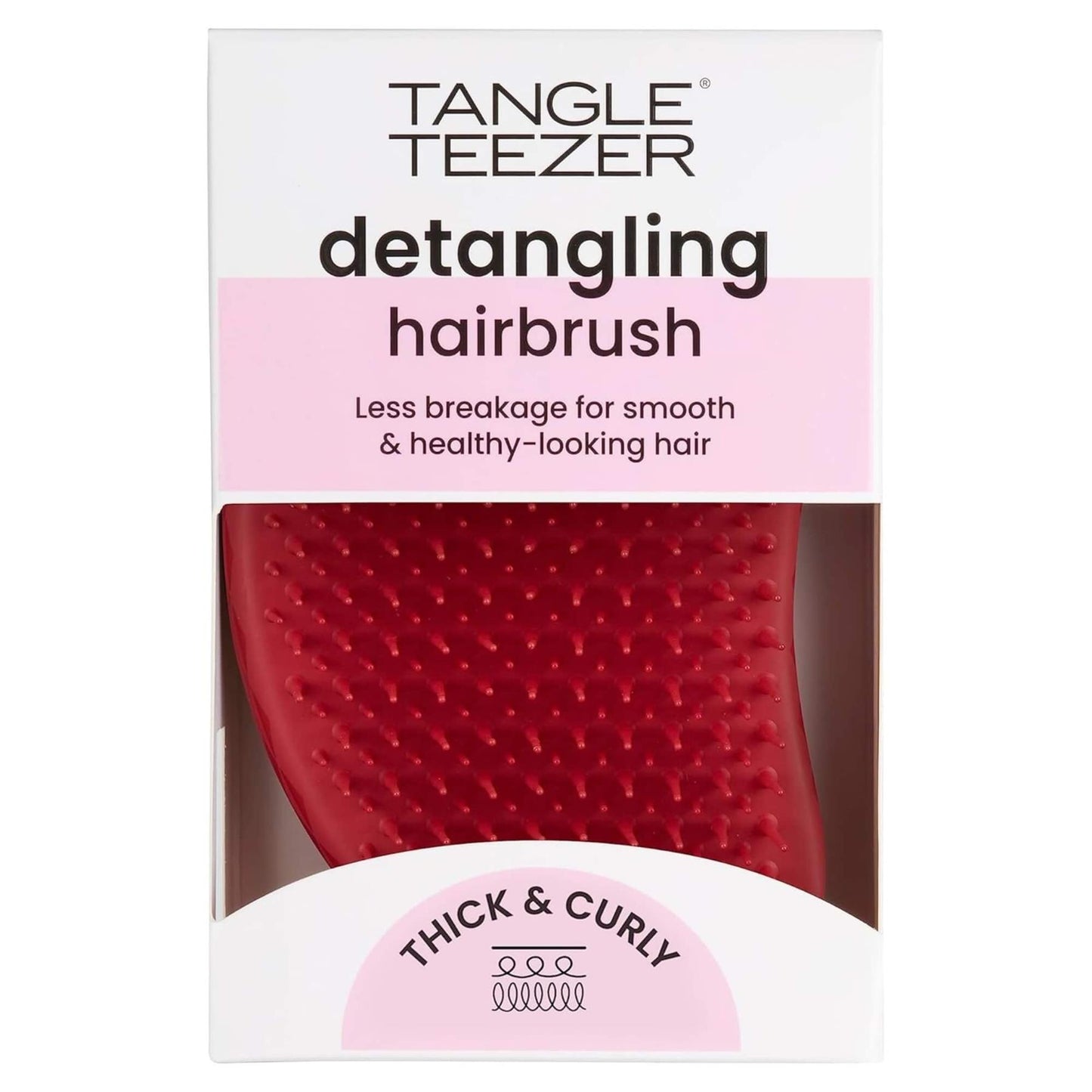 Tangle Teezer Thick & Curly Detangling Hair Brush - Red