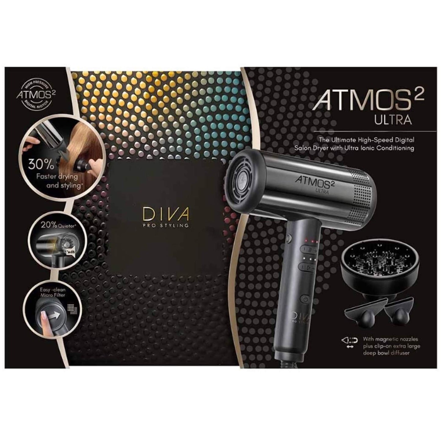 Diva Professional Atmos Ultra Hair Dryer