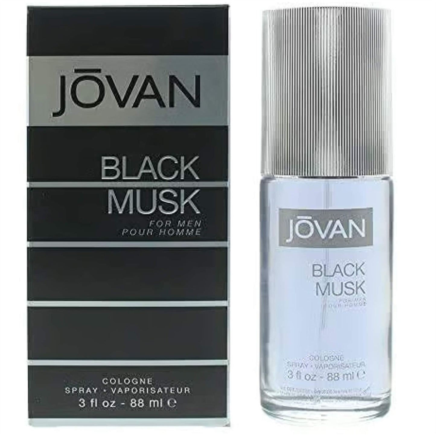 Jovan Black Musk Eau De Cologne For Him - 88ml