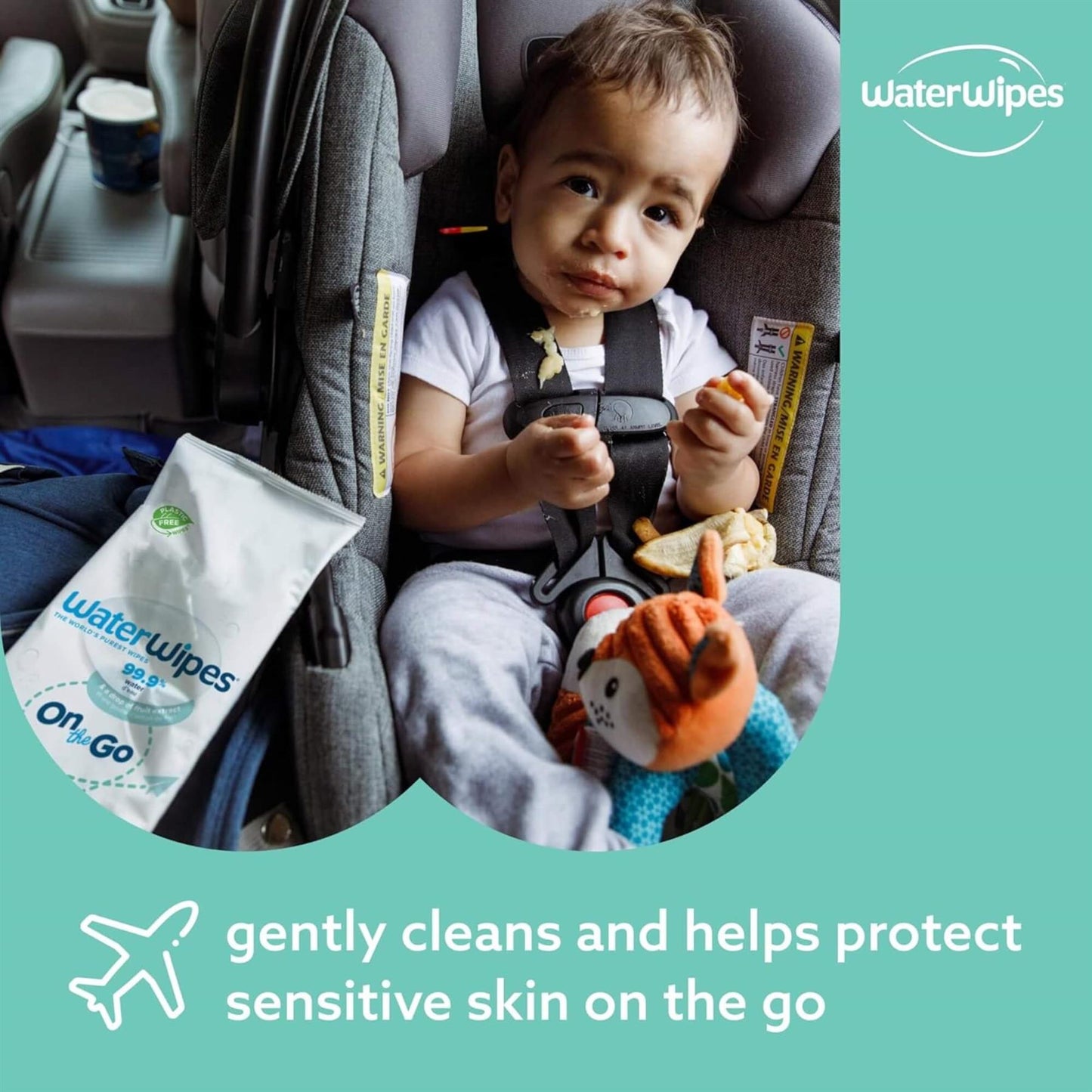 WaterWipes On The Go Wipes - 10 wipes