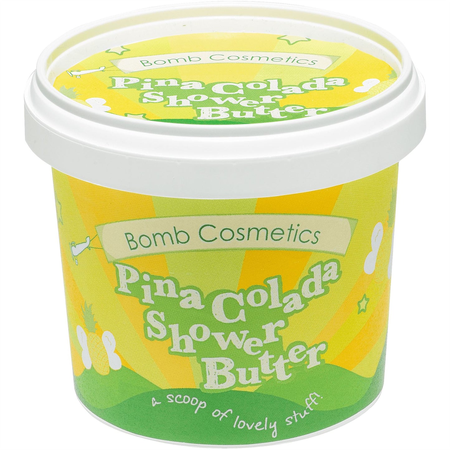 Bomb Cosmetics Cleansing Shower Butter - Pina Colada - 365ml