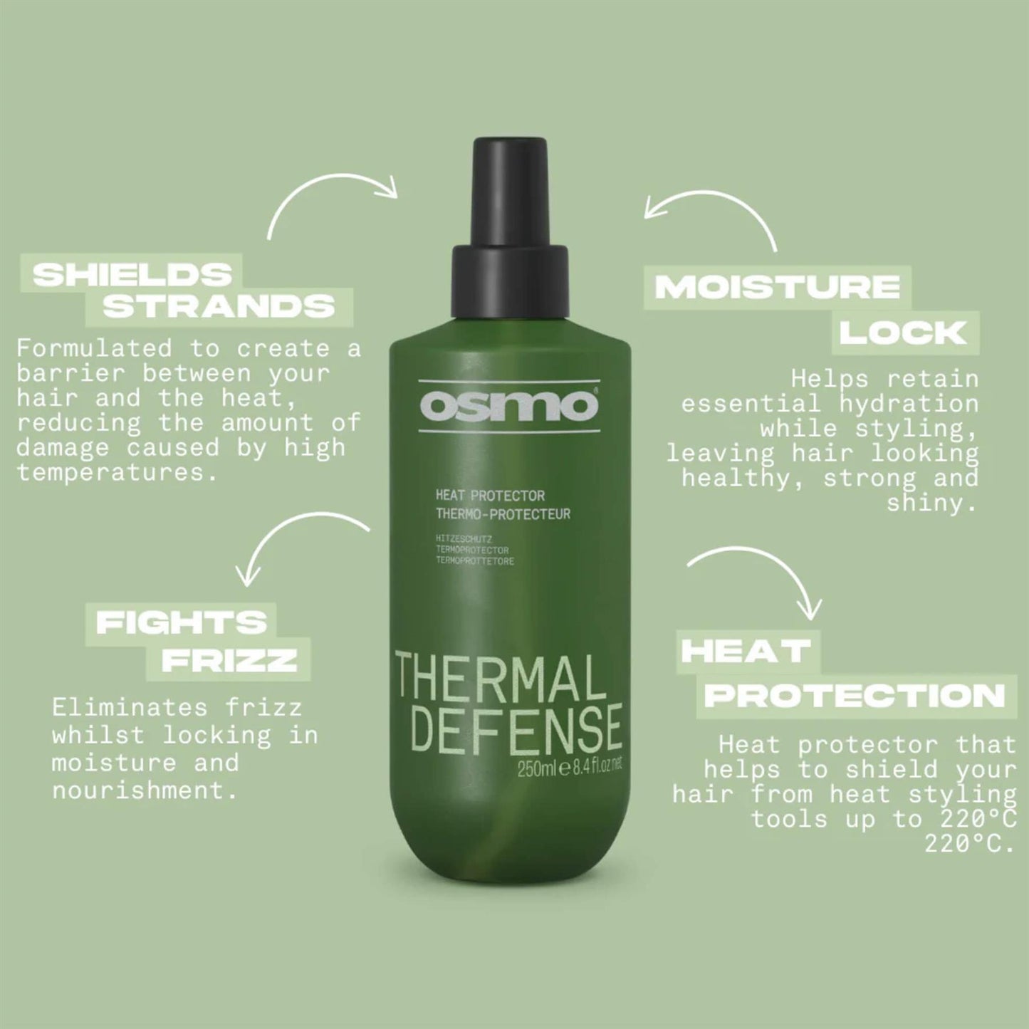 Osmo Thermal Defense Heat Protector Spray 250ml