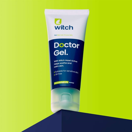 Witch Doctor Skin Treatment Gel - 35ml - Antibacterial Witch Hazel for Spots