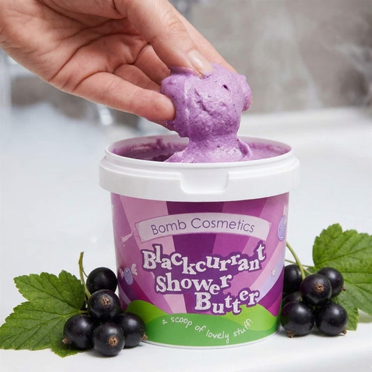 Bomb Cosmetics Cleansing Shower Butter - Blackcurrant - 365ml