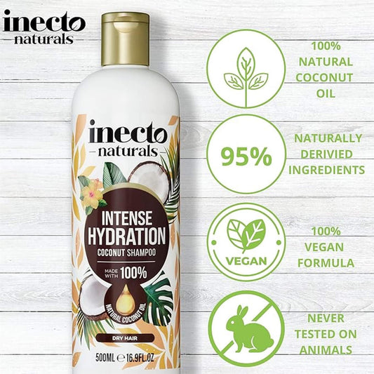 Inecto Naturals Intense Hydration Coconut Shampoo - 500ml