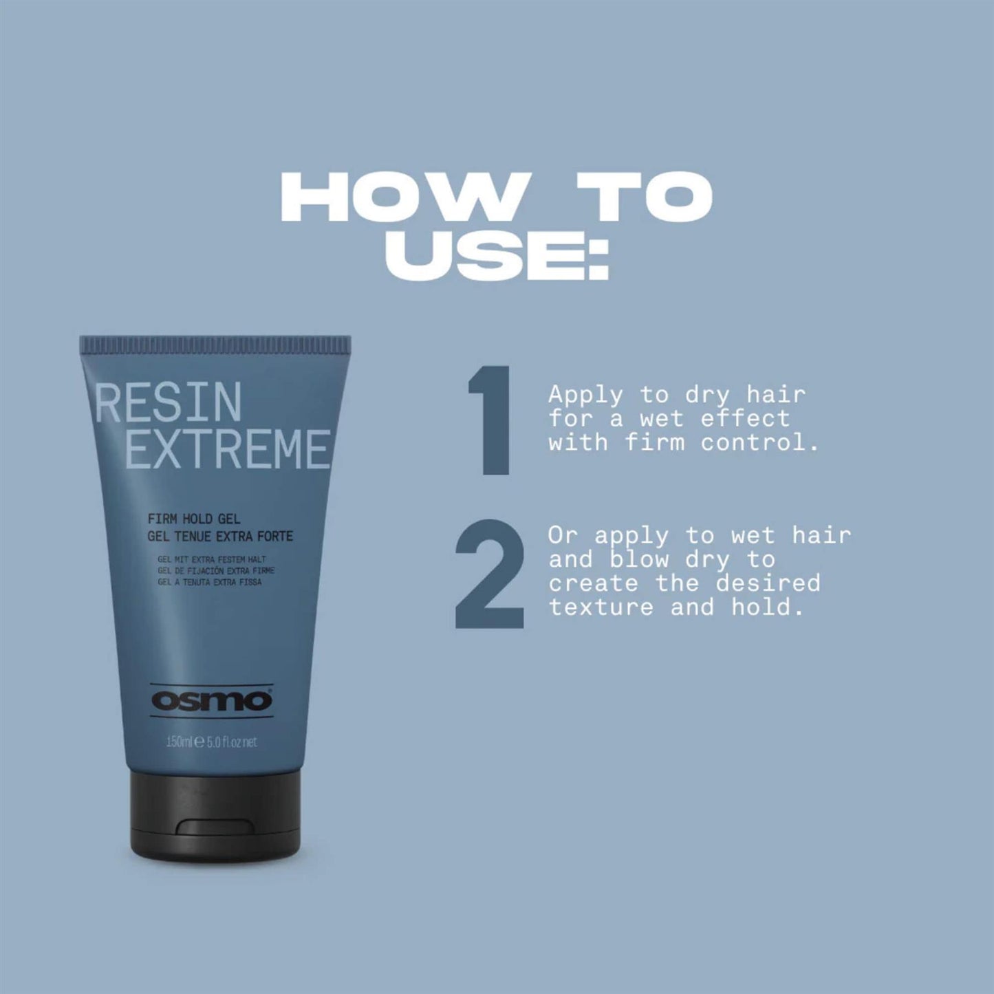 Osmo Resin Extreme Hold Styling Gel 150ml