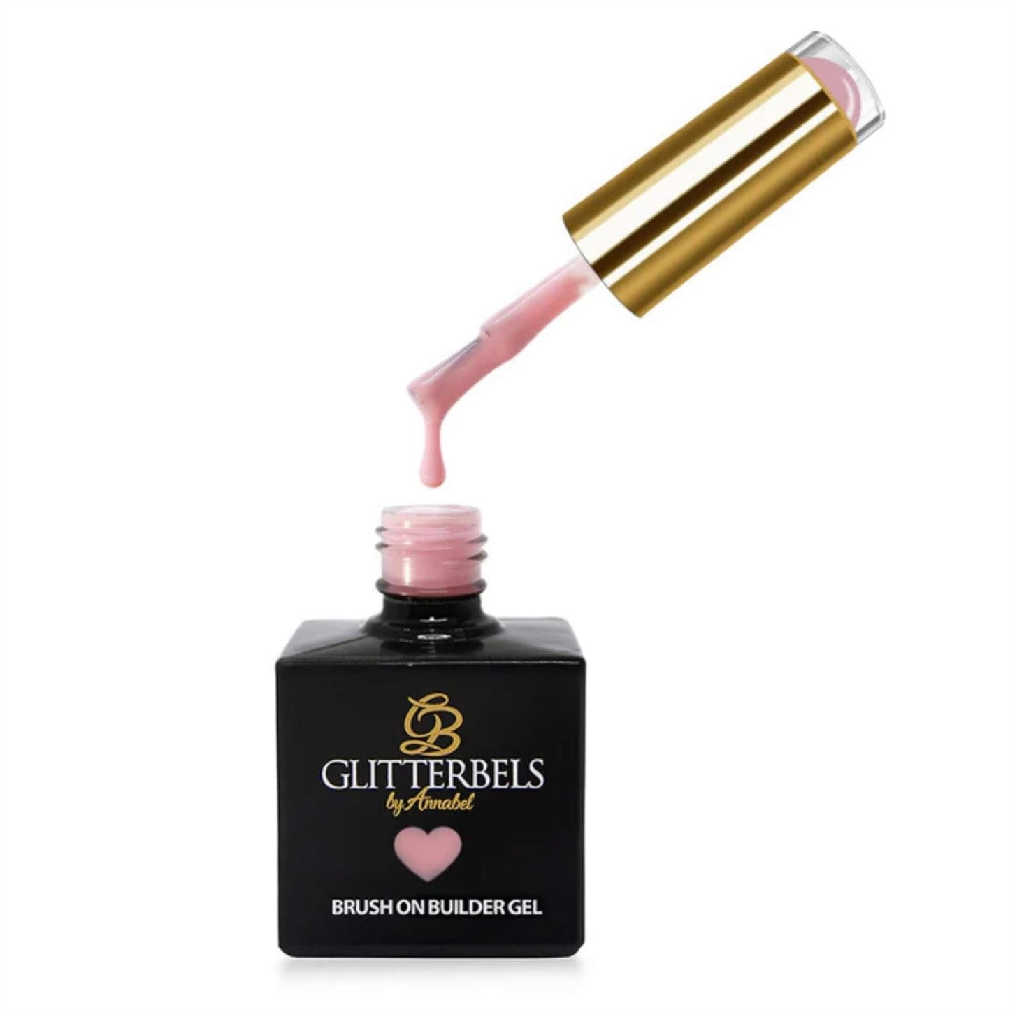 Glitterbels Brush On Builder Gel 17ml - Cover Pink