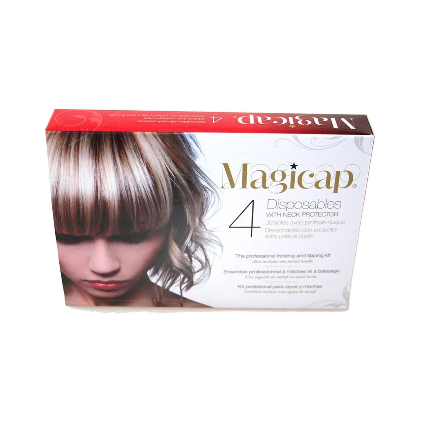Magicap Disposable Caps with Neck Protector - 4 Pack