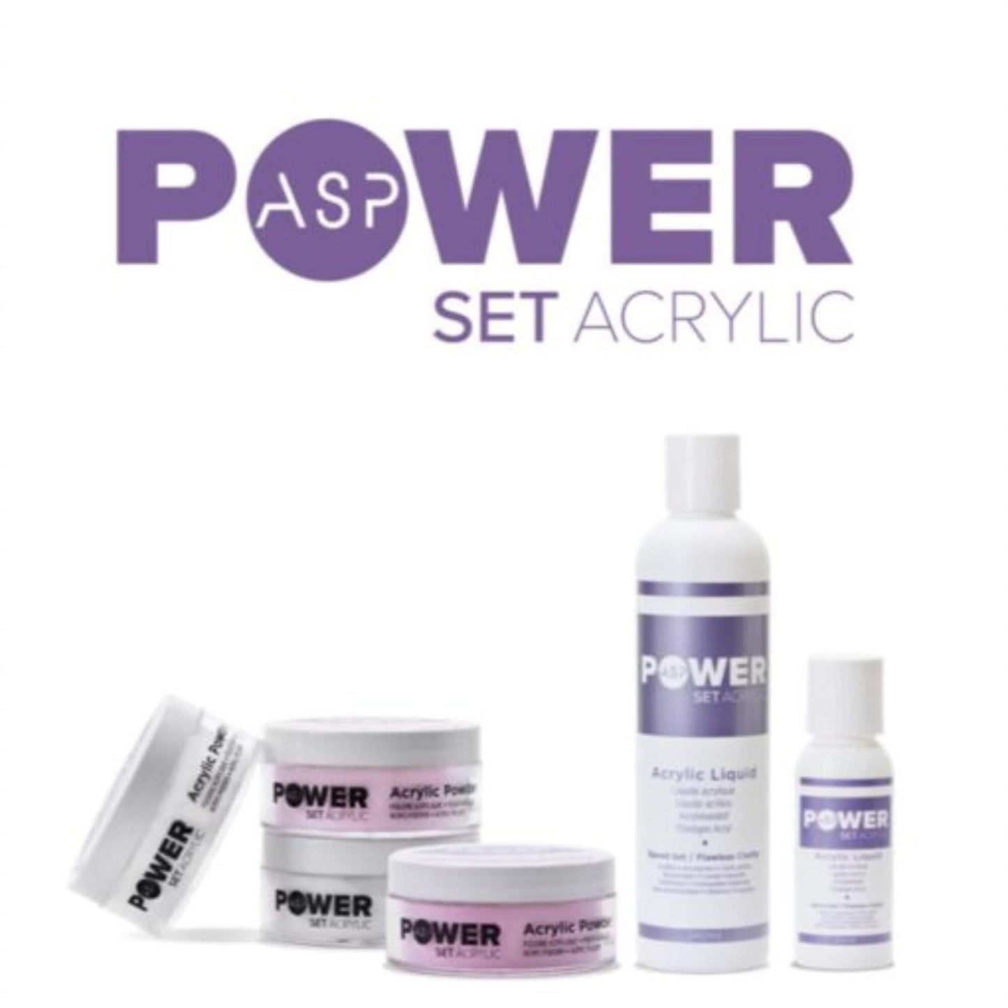 ASP Power Set Acrylic Powder - Pink