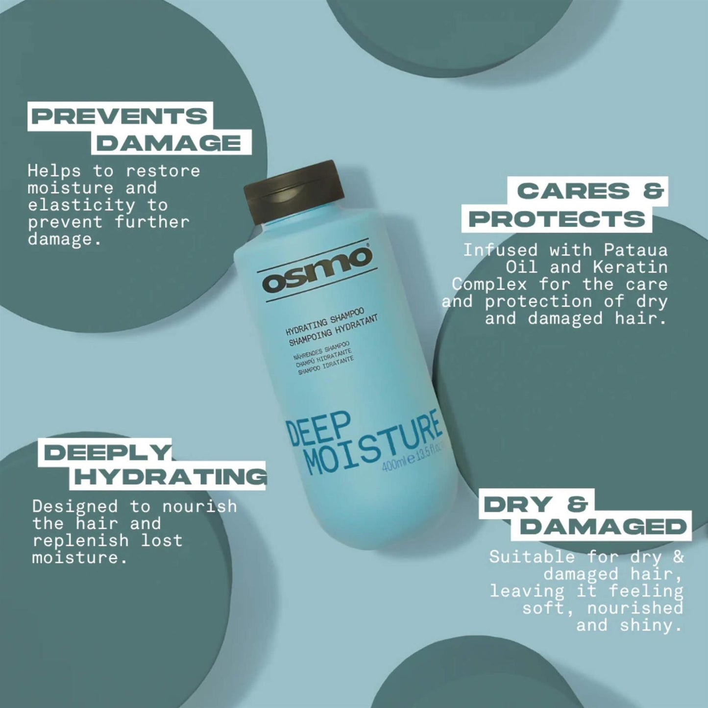 Osmo Deep Moisture Hydrating Shampoo