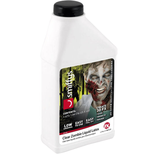 Smiffy's Create 3D FX Zombie Liquid Latex - Clear