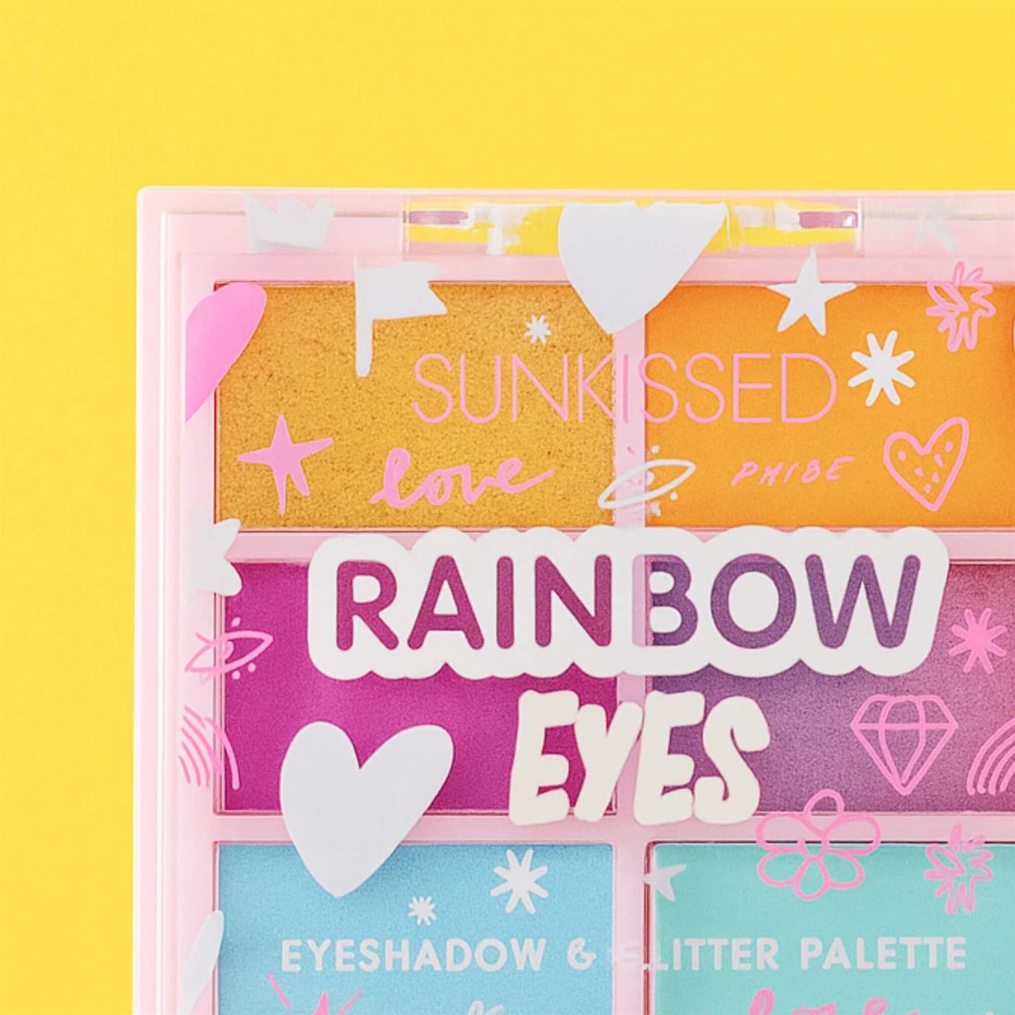 Sunkissed Eye Shadow And Glitter Palette - Rainbow Eyes