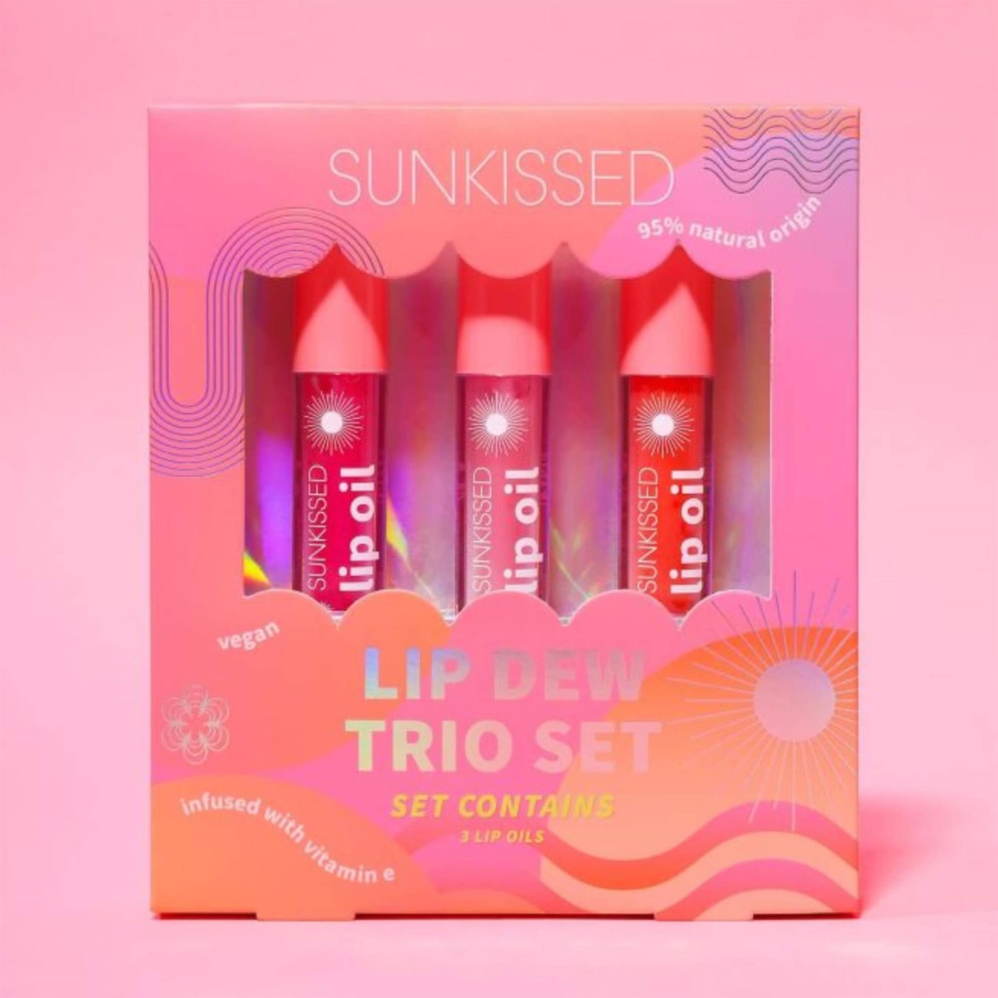 Sunkissed Lip Dew Trio Gift Set - 3 x 4.3ml