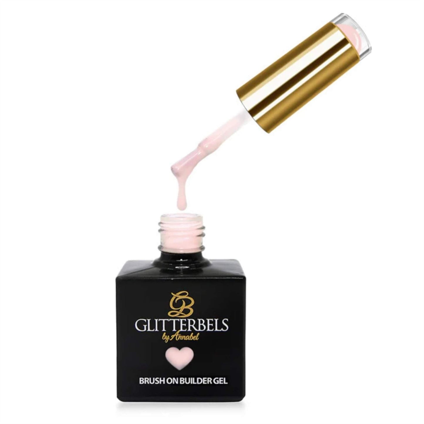 Glitterbels Brush On Builder Gel 17ml - Cookie Cream