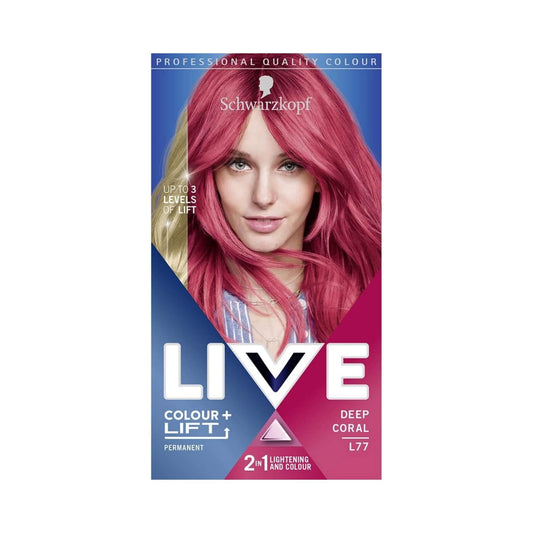 Schwarzkopf Live Intense And Lift Hair Colour - Deep Coral L77