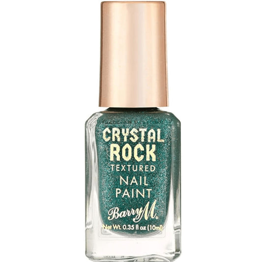Barry M Crystal Rock Textured Nail Polish - Emerald Green