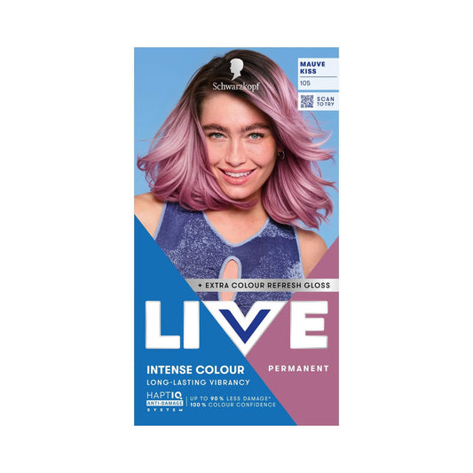 Schwarzkopf LIVE Intense Colour 105 Mauve Kiss Permanent Hair Dye