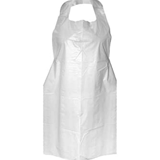 Disposable Plastic Protective Aprons - 50 Pack