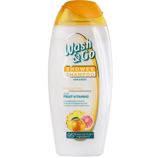Wash & Go Hair And Body Shower Shampoo - Energising - 250ml