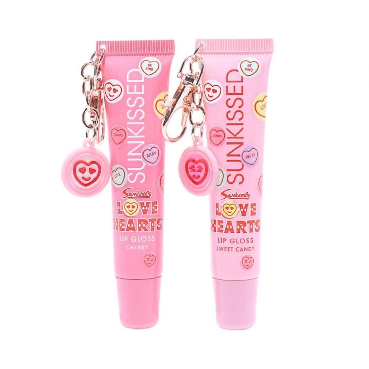 Sunkissed X Love Hearts Lip Gloss 2 x 16ml