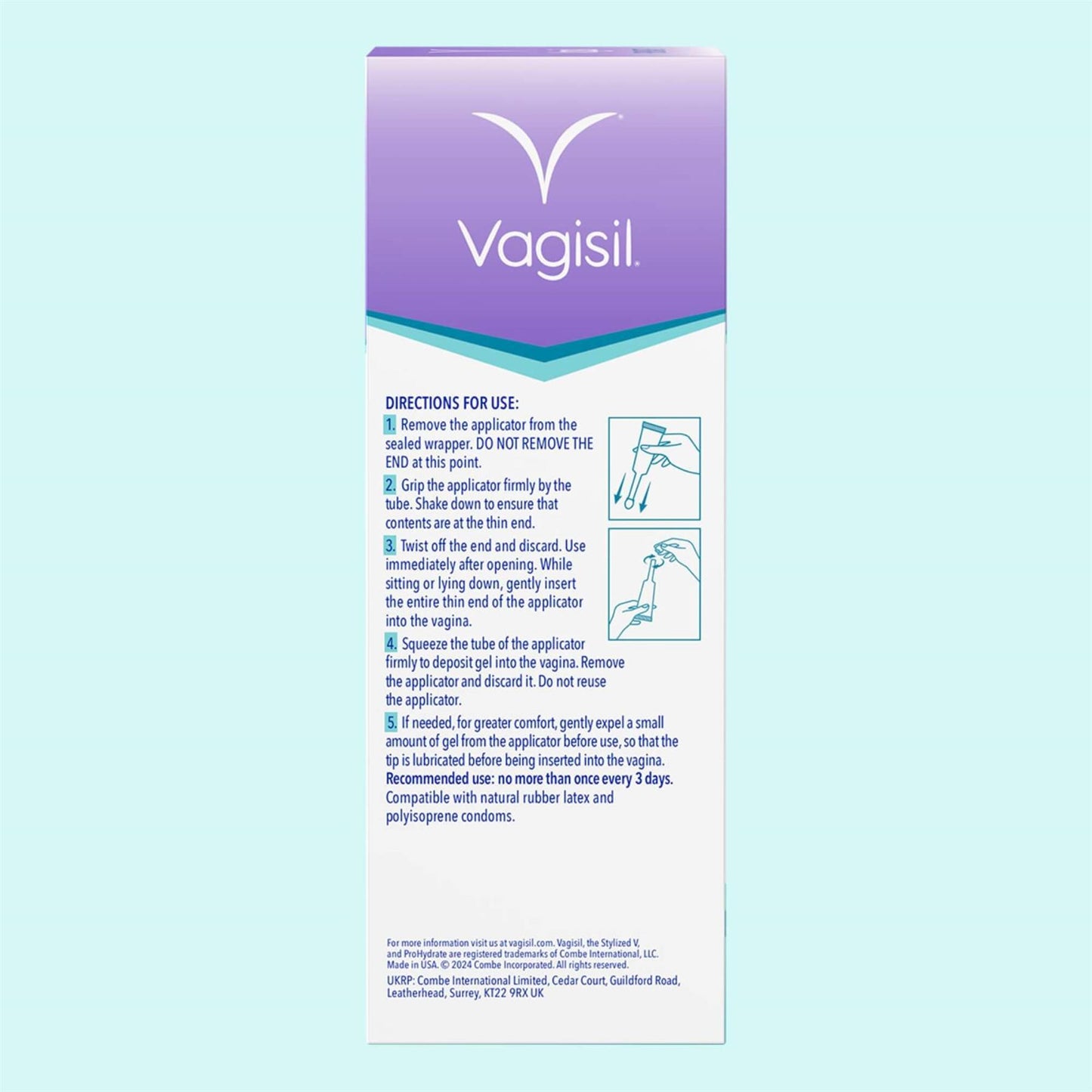 Vagisil ProHydrate Internal Moisturising Gel 6 x 5g