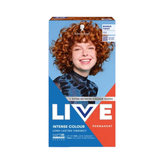 Schwarzkopf LIVE Intense Colour 030 Mango Twist Permanent Hair Dye