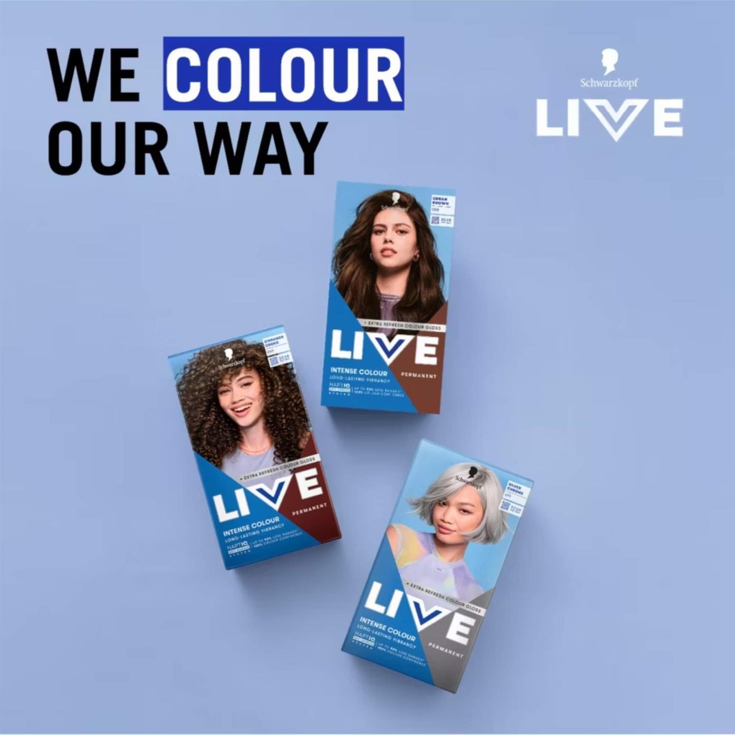 Schwarzkopf LIVE Intense Colour 088 Urban Brown Permanent Hair Dye