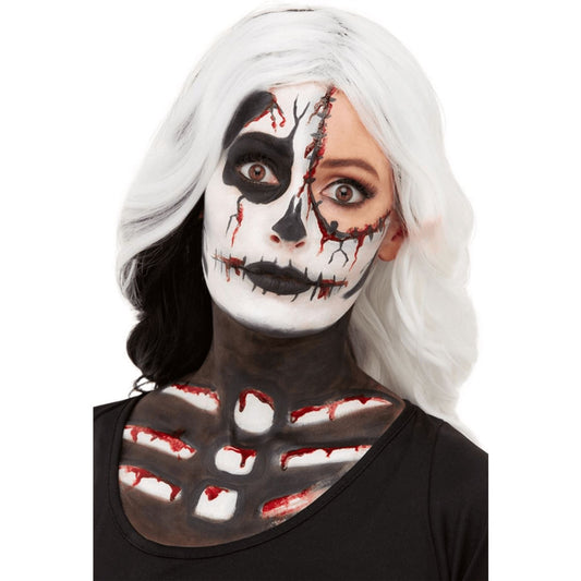 Smiffy's Make Up FX Skeleton Aqua Face Paint Kit