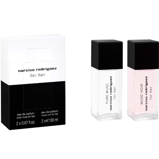 Narciso Rodriguez Gift Set For Her - 20ml Musc Noir EDP / 20ml Pure Musk EDP