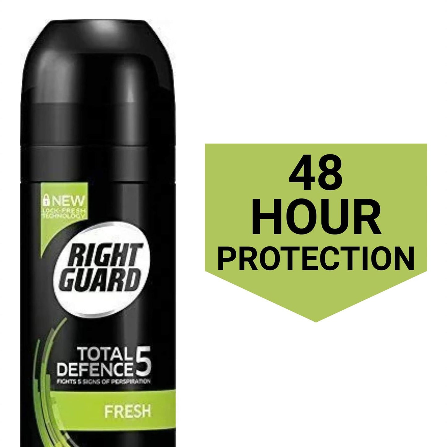 Right Guard Deodorant Men Total Defence 5 48H Anti-Perspirant - Fresh 150ml