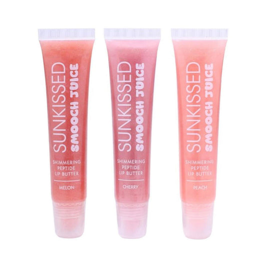 Sunkissed Smooch Juice Shimmering Peptide Lip Butter - 3 x 17ml