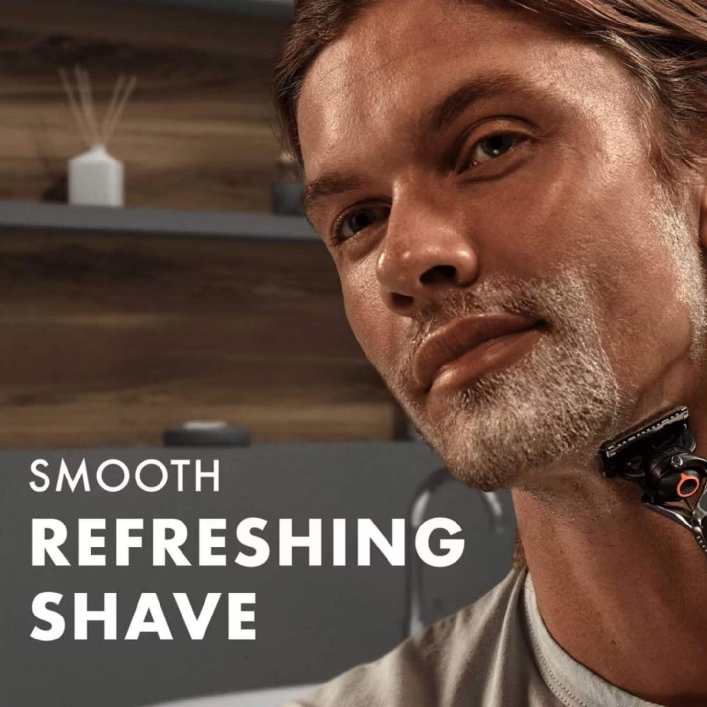 Gillette Fusion5 Men's Sensitive Shaving Gel with Almond Oil - 200ml