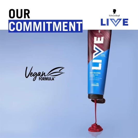 Schwarzkopf LIVE Go Gloss Onyx Colour & Shine Hair Gloss 150ml