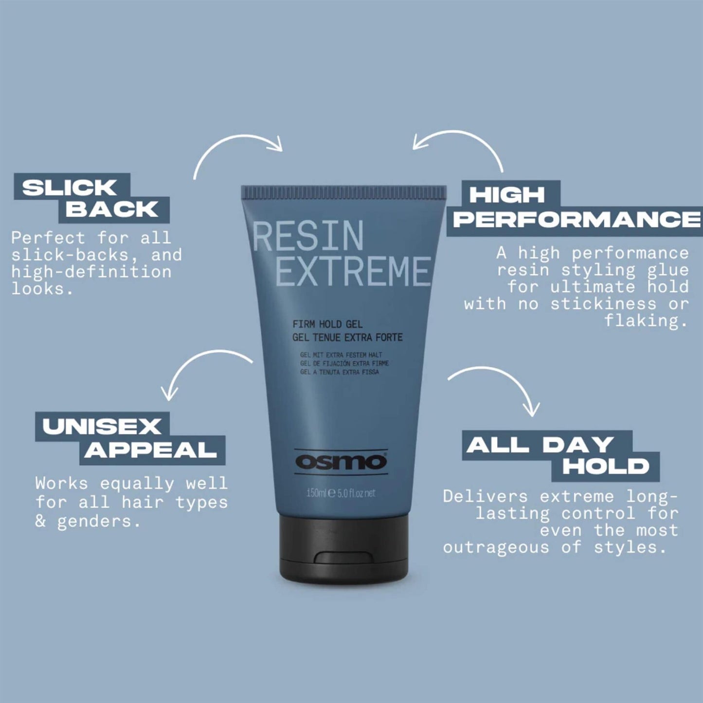 Osmo Resin Extreme Hold Styling Gel 150ml