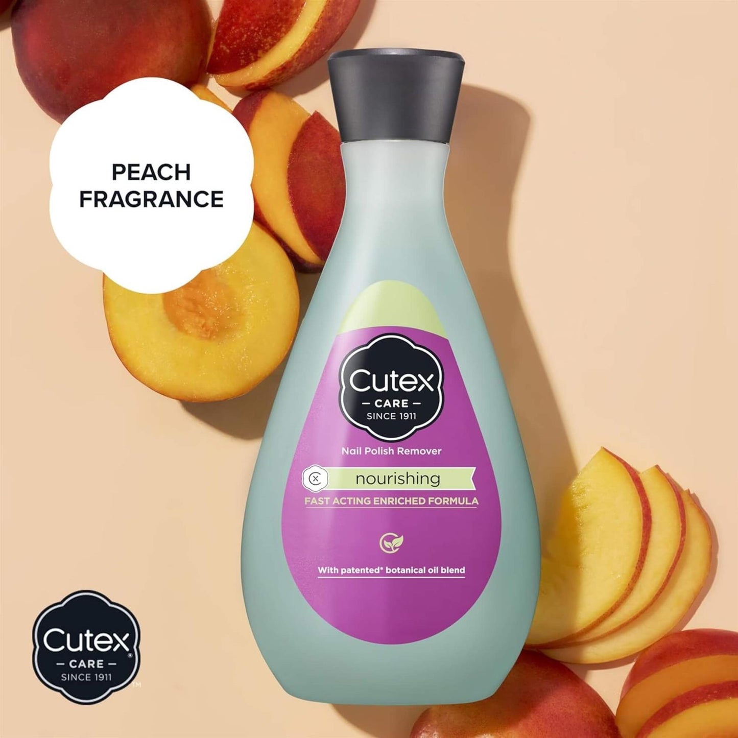 Cutex Nourishing Nail Polish Remover - With Essential Oils & Vitamins