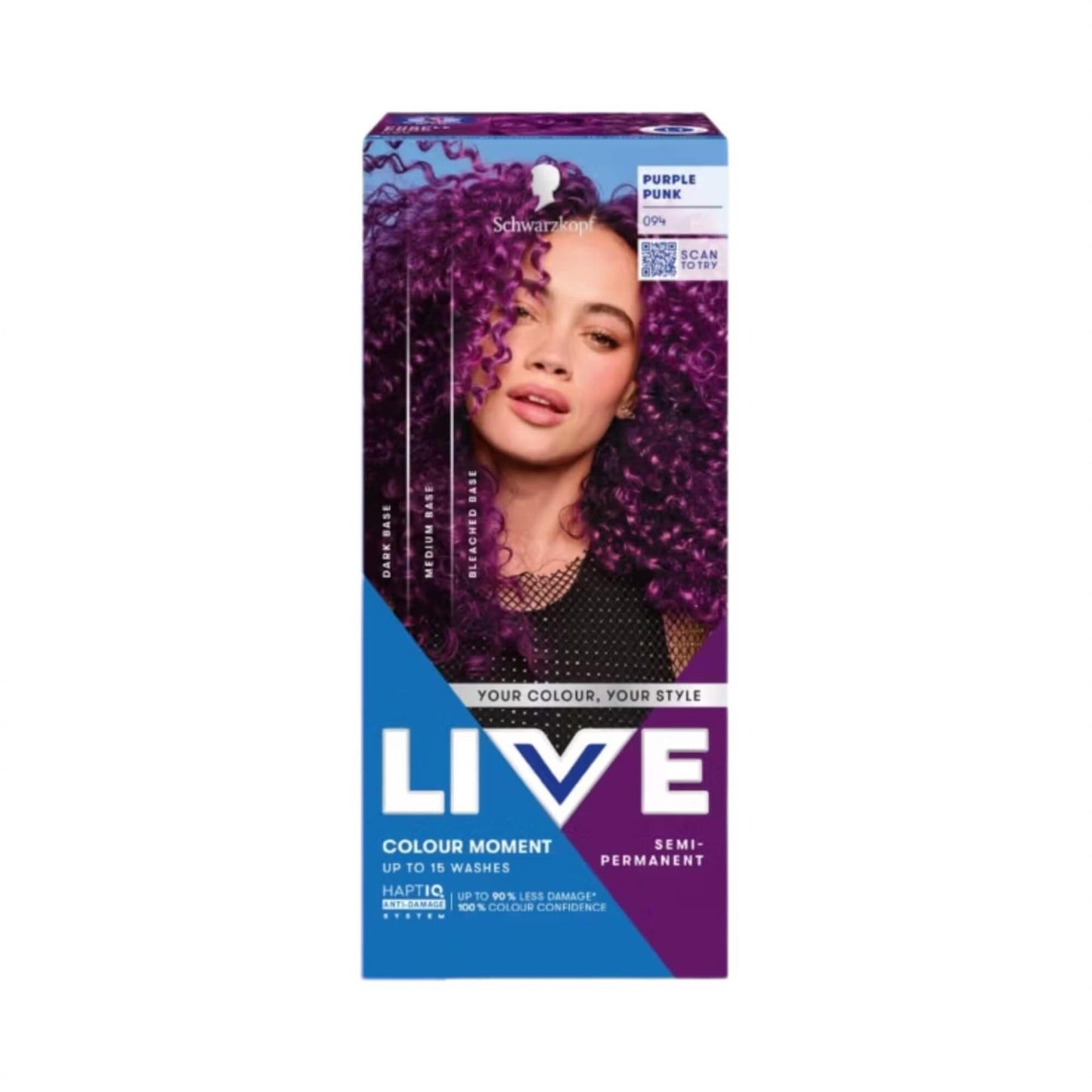 Schwarzkopf LIVE Colour Moment 094 Purple Punk Semi-Permanent Hair Dye