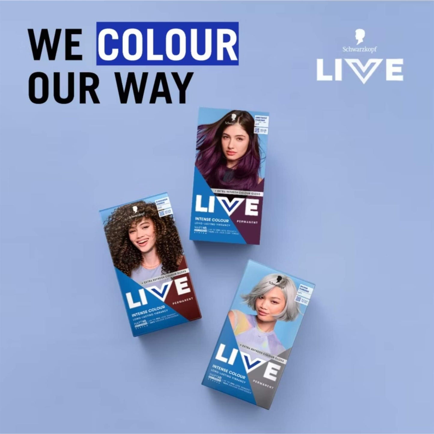 Schwarzkopf LIVE Intense Colour U69 Amethyst Chrome Permanent Hair Dye