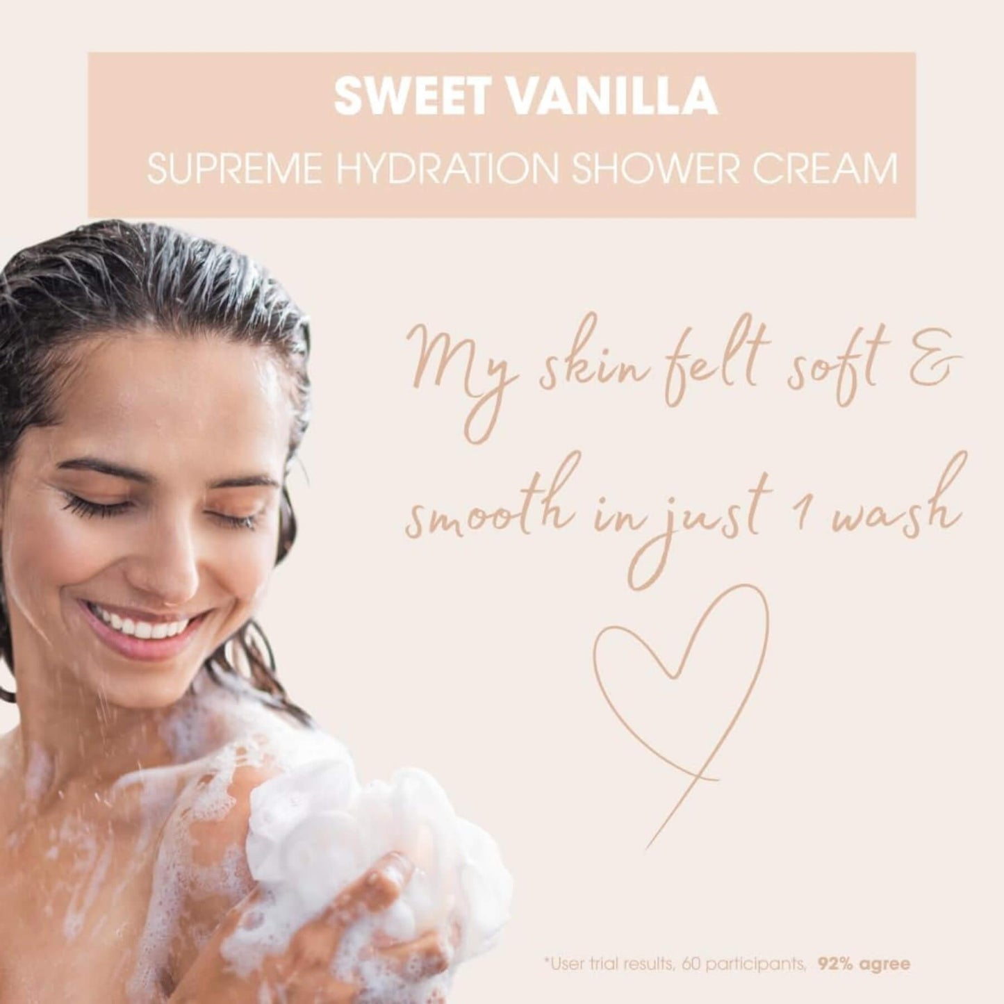 Soft & Gentle Shower Cream Sweet Vanilla 400ml