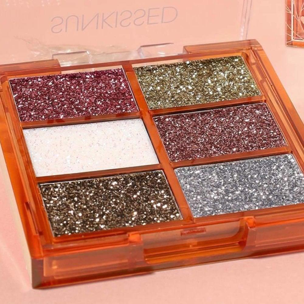 Sunkissed Glitter Eyeshadow Palette - Keep Sparkling