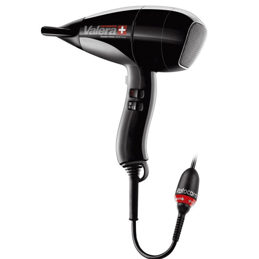 Valera Swiss Turbo 9200 Rotocord Nano Hair Dryer - Black