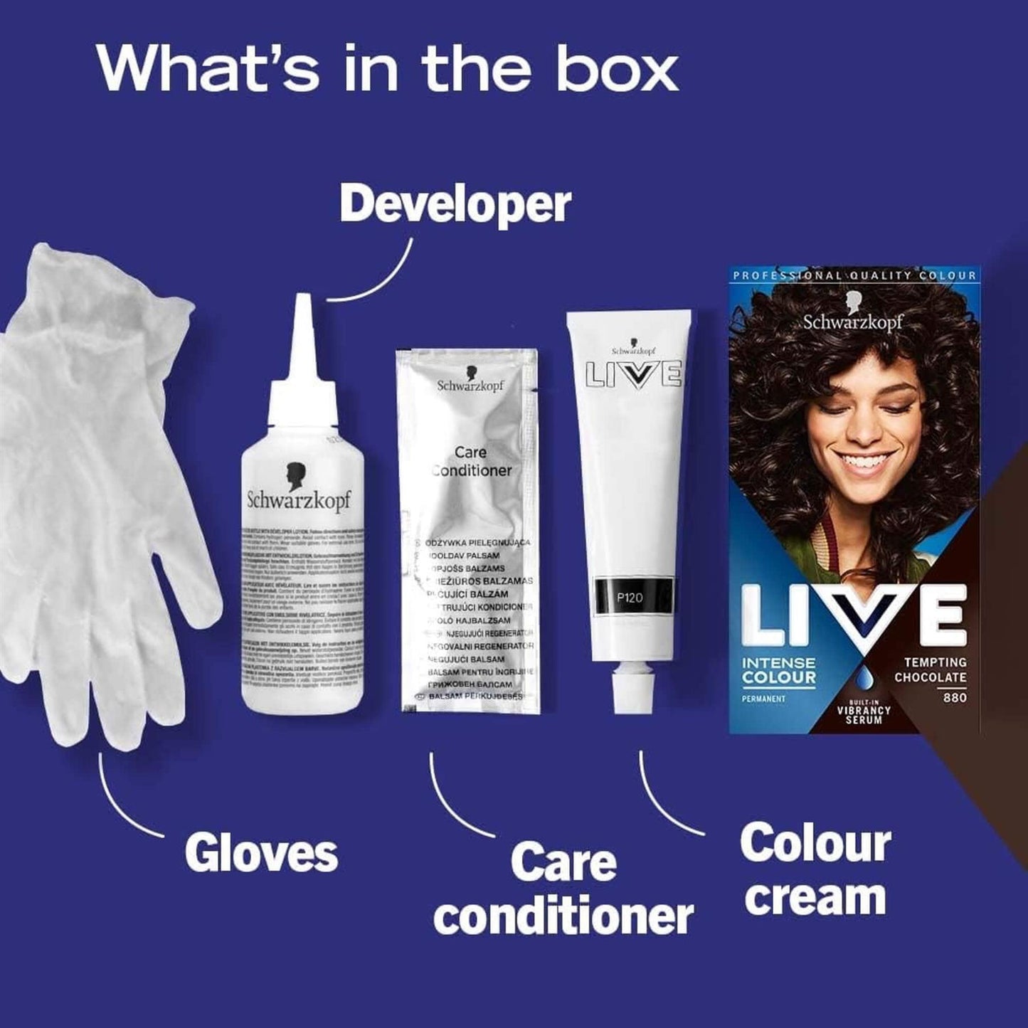 Schwarzkopf Live Intense Hair Colour - Tempting Chocolate 880