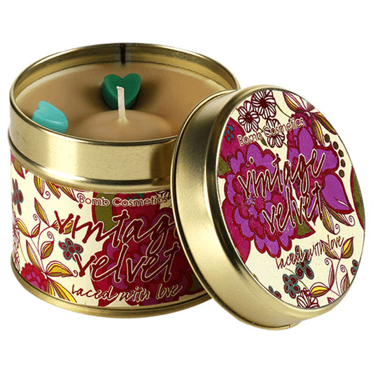 Bomb Cosmetics Tin Candle - Vintage Velvet