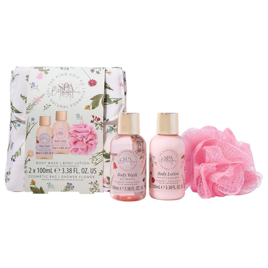 The Kind Edit Co Spa Botanique Mini Shower Pouch