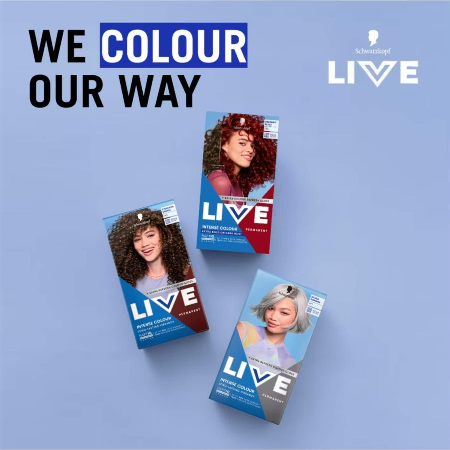 Schwarzkopf LIVE Intense Colour L68 Volcanic Blaze Permanent Hair Dye