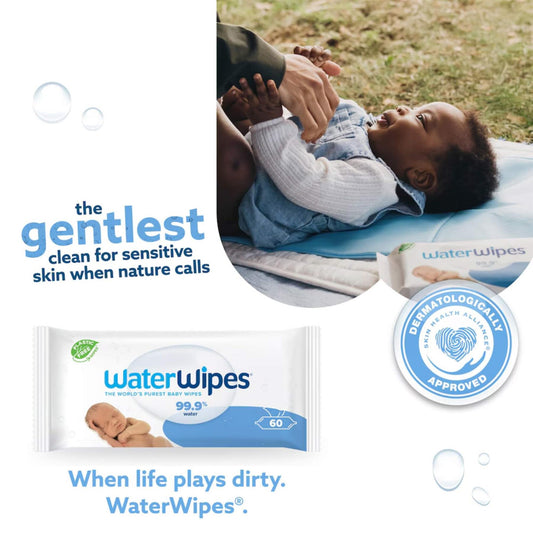 Waterwipes Sensitive Baby Wipes 60 Pack