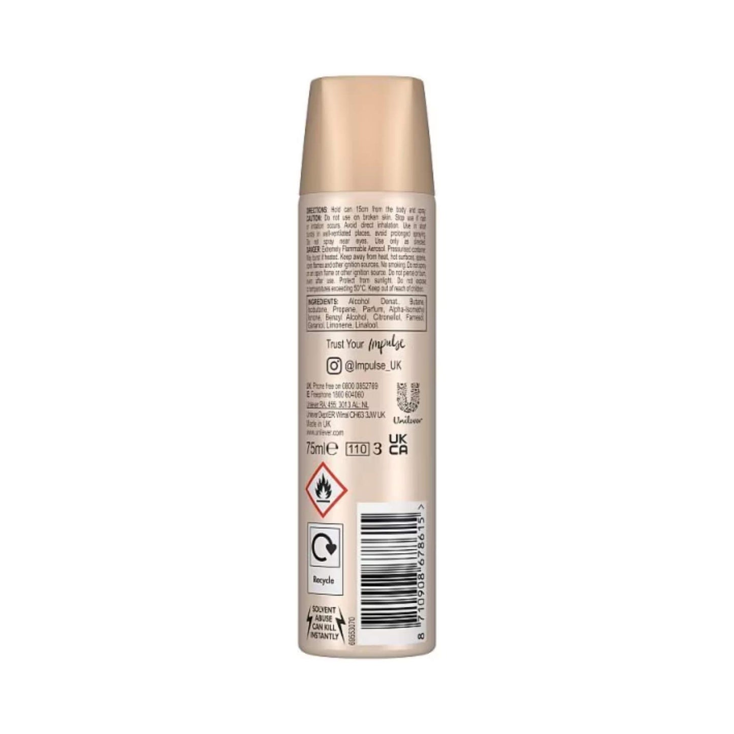 Impulse Body Spray 75ml - Instant Crush